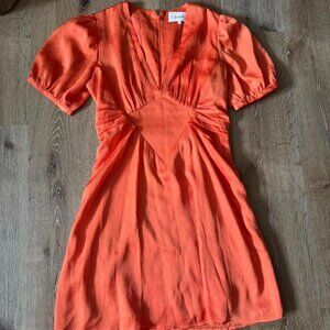Ba&sh‎ Orange WINA Dress Size 1